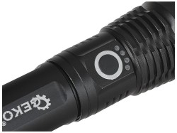 (obrázek pro) Taktická svítilna, LED XHP50, 15 W, 1500 lm, 1800 mAh - GEKO