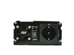 (obrázek pro) Měnič napětí 24/230V 500W/1000W, čistá sinusovka GEKO