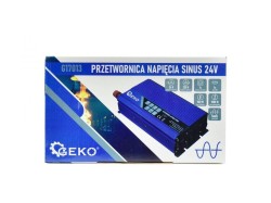 (obrázek pro) Měnič napětí 24/230V 500W/1000W, čistá sinusovka GEKO
