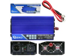 (obrázek pro) Měnič napětí 12/230V 1000W/2000W, čistá sinusovka GEKO