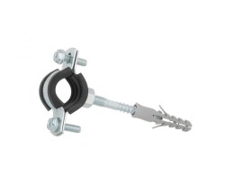 (obrázek pro) Objímka na trubky 3/8″ 15-19mm, s gumovou vložkou, dva šrouby GEKO