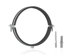 (obrázek pro) Objímka na trubky 8″ 200-212mm, s gumovou vložkou, dva šrouby GEKO