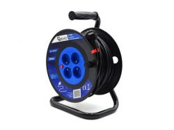 (obrázek pro) Prodlužovací kabel na bubnu 4 zásuvky 25m 3x1,0mm GEKO