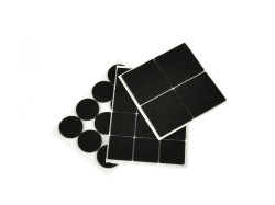 (obrázek pro) Samolepící plstěné podložky pod nábytek 28ks, kulaté 25mm, čtvercové 25x25mm a 40x40mm GEKO