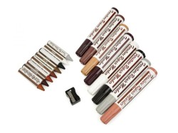 (obrázek pro) Sada 17ks na opravu nábytku, panelů, dřeva GEKO