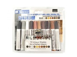 (obrázek pro) Sada 21ks na opravu nábytku, panelů, dřeva GEKO