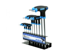 (obrázek pro) Sada klíčů torx, typ T, T9-T50, 10ks GEKO