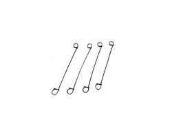 (obrázek pro) Vázací drát 140x1.6mm pro armování, dvě očka, 1000ks GEKO