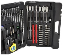 (obrázek pro) Sada bitů, vrtáků příslušenství 217ks GEKO