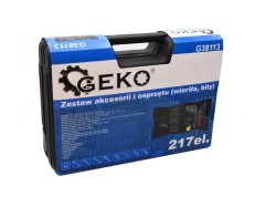 (obrázek pro) Sada bitů, vrtáků příslušenství 217ks GEKO