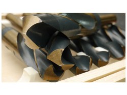 (obrázek pro) Sada 8ks HSS-Co vrtáků 14-25,5mm do oceli a dřeva GEKO