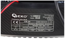 (obrázek pro) Nabíječka autobaterií 12/24V, CB-20 GEKO