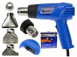 (obrázek pro) Horkovzdušná pistole 2000W, 4 trysky GEKO