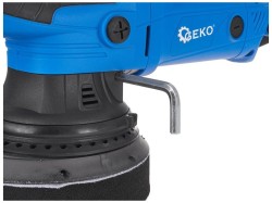 (obrázek pro) Leštička Dual Action, 150mm, 7 rychlostí, sada 4ks kotoučů GEKO