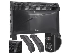 (obrázek pro) Konvektor s termostatem 2000 W, černý GEKO