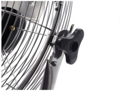 (obrázek pro) Podlahový ventilátor 120W, 45cm ocelový INOX GEKO