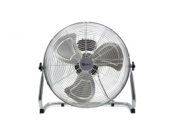 (obrázek pro) Podlahový ventilátor 120W, 45cm ocelový INOX GEKO