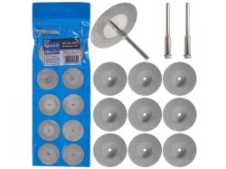 (obrázek pro) Kotouče diamantové ø 40 mm, sada 12 ks GEKO