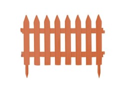 (obrázek pro) Zahradní plastový plot 3,2m, výška 350 mm GARDEN CLASSIC (Barva: Terakota)