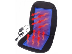 (obrázek pro) Potah sedadla vyhřívaný s termostatem 12V LADDER modrý