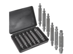 (obrázek pro) Vytahováky zalomených šroubů 2 - 12 mm, oboustranné, sada 6 ks KELTIN