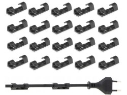 (obrázek pro) Organizér/kabelová spona 30x10mm, sada 20ks KELTIN
