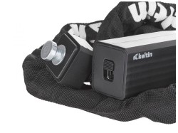 (obrázek pro) Zámek na jízdní kolo - řetěz 8x1200mm, zamykání na klíč KELTIN