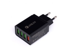 (obrázek pro) Síťová nabíječka QUICK CHARGE 3.0, 4xUSB KRAFT&DELE