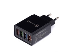 (obrázek pro) Síťová nabíječka QUICK CHARGE 3.0, 4xUSB 3,1A KRAFT&DELE