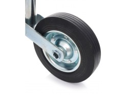 (obrázek pro) Opěrné kolo s držákem, pro přívěsné vozíky, 200 kg KRAFT&DELE