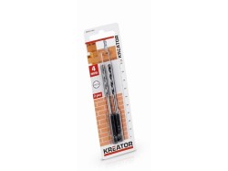 (obrázek pro) KRT011401 - 2 ks HEX Vrtáků do kamene a zdiva 4.0 x 95 mm KREATOR