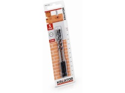 (obrázek pro) KRT011402 - 2 ks HEX Vrtáků do kamene a zdiva 5.0 x 105 mm KREATOR