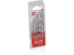 (obrázek pro) KRT012001 - 6 ks HSS Vrtáků do kovu 2-3-4-5-6-8 mm KREATOR
