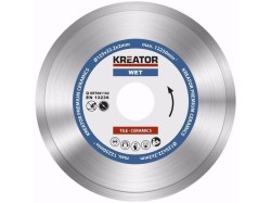 (obrázek pro) KRT081102 Diamantový kotouč celoobvodový 125mm PREMIUM KREATOR