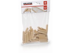 (obrázek pro) KRT110102 - Truhlářské kolíčky 8 x 40 mm (40 ks) KREATOR