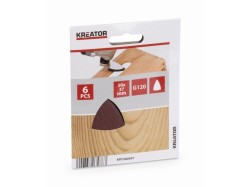 (obrázek pro) KRT280007 Brusný papír 50mm prstového tvaru G120 5ks KREATOR