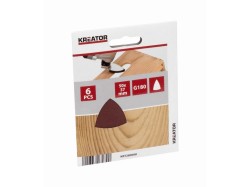 (obrázek pro) KRT280008 Brusný papír 50mm prstového tvaru G180 5ks KREATOR