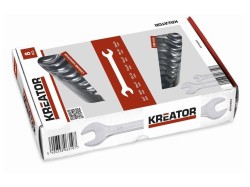 (obrázek pro) KRT500002 - Sada oboustranných otevřených klíčů 6-22mm - 8ks KREATOR