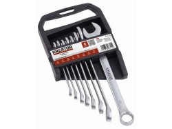 (obrázek pro) KRT500007 - Sada klíčů očko/otevřený 8-19mm 8ks KREATOR