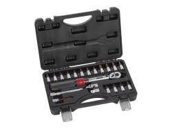 (obrázek pro) KRT503101 - Momentový klíč 1/4″ 2-20Nm, set 21ks KREATOR