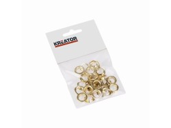 (obrázek pro) KRT616108 - Kroužky hliník 10mm 25ks KREATOR