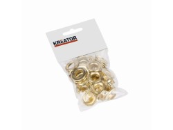 (obrázek pro) KRT616110 - Kroužky mosaz 12,5mm 25ks KREATOR