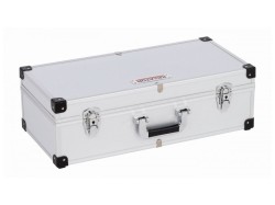 (obrázek pro) KRT640280S Hliníkový kufr na 80CD stříbrný KREATOR