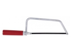 (obrázek pro) KRT804002 - Pilka na železo mini 150mm Dřevěná rukojeť KREATOR
