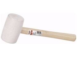 (obrázek pro) KRT904005 Gumová palice bílá 700g - Dřevěná násada KREATOR