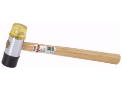 (obrázek pro) KRT904007 Gumová/plastová palice 40mm - Dřevěná násada KREATOR