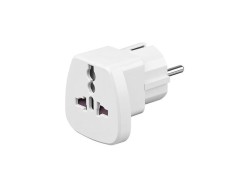 (obrázek pro) Adaptér univerzální cestovní pro zahraniční spotřebiče do CZ zásuvky IEC 320 C13