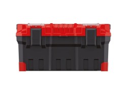 (obrázek pro) Kufr na nářadí s kovovým držadlem TITAN PLUS červený 554x286x276 KISTENBERG