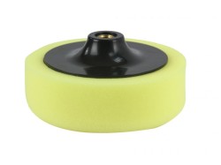 (obrázek pro) Leštící kotouč molitanový žlutý 150mm tloušťka 50mm s unašečem závit M14 MAR-POL