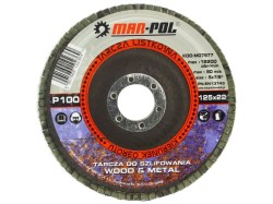 (obrázek pro) Kotouč brusný lamelový, 125mm, P100 MAR-POL